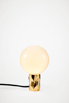  Kyoto Table lamp Brass with white glass